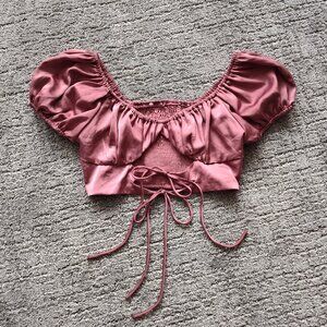 Renaissance inspired crop top